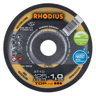 Kotouč řezný 125x1,0 RHODIUS XT10 TOPline
