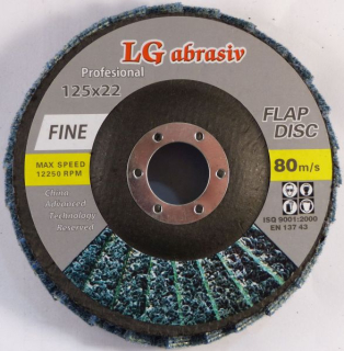 Leštící kotouč lamelový Fine modrý 125mm zrnitost 2000